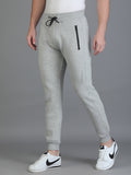 Colvyn Harris Regular Fit Solid Mélange Track Pant for Men