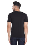 Men's Black Slim Fit T-Shirts
