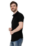 Mens Black Slim Fit Casual Shirts colvynharris