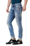 Men's Casualwear Slim Fit Mid-Rise Clean Look Stretchable Denim Jeans