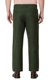 Mens Green Loose Fit Casual Trouser colvynharris