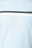 Men's Half Sleeves Round Neck Slim Fit Sky Blue T-Shirt