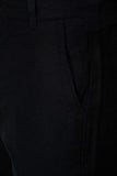 Mens Black Loose Fit Casual Trouser