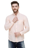 Men's Light Pink Full Sleeve Slim Fit Luxury Shirt