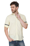 Mens Yellow Regular Fit Kurta colvynharris