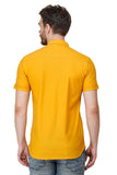 Mens Yellow Slim Fit Casual Shirts