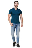 Men's Casualwear Slim Fit Mid-Rise Clean Look Stretchable Denim Jeans