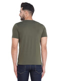 Men's Olive Slim Fit T-Shirts