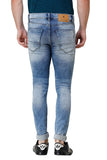 Men's Casualwear Slim Fit Mid-Rise Clean Look Stretchable Denim Jeans