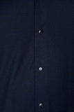 Mens Navy Blue Slim Fit Casual Shirts