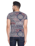 Men's Multicolor Slim Fit T-Shirts