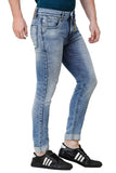 Men's Casualwear Slim Fit Mid-Rise Clean Look Stretchable Denim Jeans