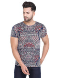 Men's Multicolor Slim Fit T-Shirts