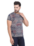 Men's Multicolor Slim Fit T-Shirts