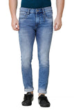 Men's Casualwear Slim Fit Mid-Rise Clean Look Stretchable Denim Jeans