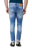 Men's Casualwear Slim Fit Mid-Rise Clean Look Stretchable Denim Jeans colvynharris