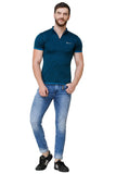 Men's Casualwear Slim Fit Mid-Rise Clean Look Stretchable Denim Jeans