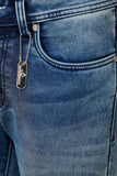 Regular Fit Mid-Rise Clean Look Stretchable Denim Jeans