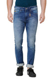 Regular Fit Mid-Rise Clean Look Stretchable Denim Jeans
