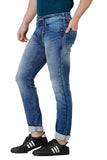 Regular Fit Mid-Rise Clean Look Stretchable Denim Jeans