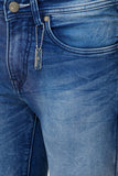 Regular Fit Mid-Rise Clean Look Stretchable Denim Jeans
