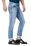 Regular Fit Mid-Rise Clean Look Stretchable Denim Jeans