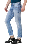 Regular Fit Mid-Rise Clean Look Stretchable Denim Jeans