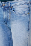 Regular Fit Mid-Rise Clean Look Stretchable Denim Jeans