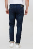 Colvyn Harris Men's Casualwear Regular Fit Mid-Rise Clean Look Stretchable Stretchable Green Tone Denim Jeans