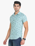 Printed Short Sleeve Casual Shirt