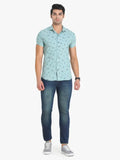 Printed Short Sleeve Casual Shirt