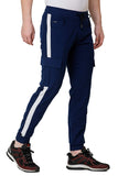 Cargo Style Navy Blue Joggers Track Pants