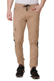 Cargo Style Camel Joggers Track Pants