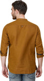 Mens Brown Color Slim Fit Kurta