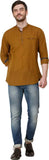 Mens Brown Color Slim Fit Kurta
